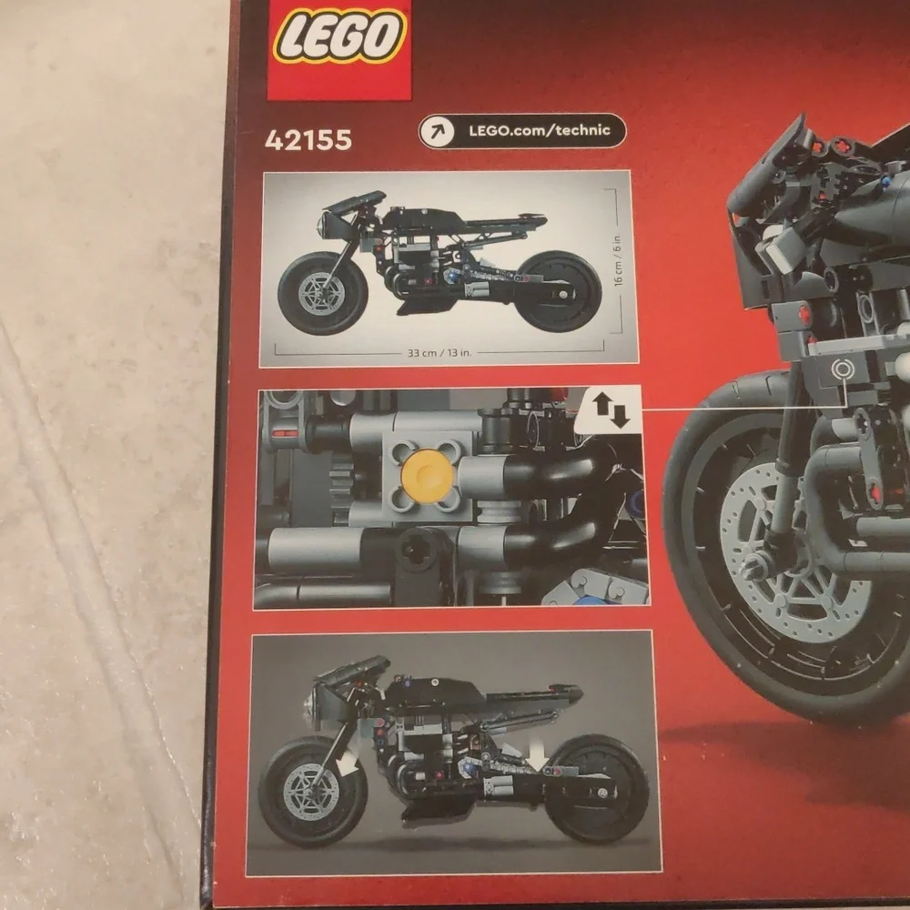New!LEGO technic  The Batman Motorcycle batcycle Y2K Retro Educational Outdoors